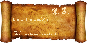 Nagy Bagamér névjegykártya